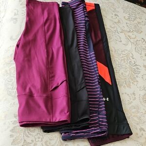 4 Pair Workout Compression Leggins